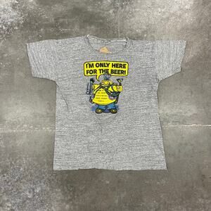 Vintage 1973 Roach Im Only Here For The Beer T-Shirt Medium